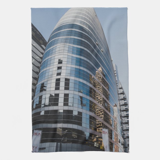 Linge De Cuisine gratte-ciel en verre de Dubaï (Vertical)