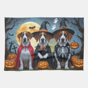 Linge De Cuisine Great Dane Dogs Citrouille Halloween Funny