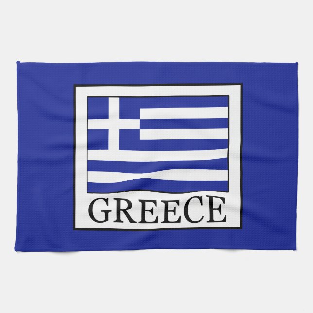 Linge De Cuisine Grèce (Horizontal)