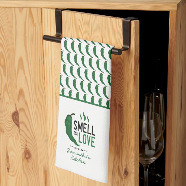Linge De Cuisine Green Chile odell the Love Kitchen Towen (Pliage en tiers)