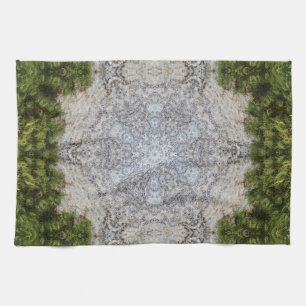 Linge De Cuisine Green Moss & Earth Nature Art