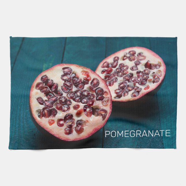 Linge De Cuisine Grenade Fruit végétal Gourmet Foodie Souvenir (Horizontal)