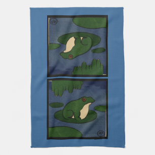 Linge De Cuisine Grenouille - Antiquaire, Colorful Livre Illustrati