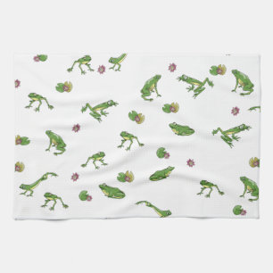 Linge De Cuisine Grenouille verte