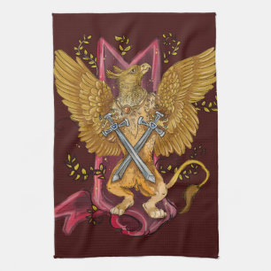 Linge De Cuisine Griffin avec épées