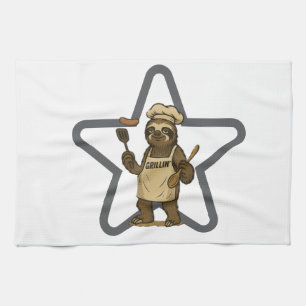Linge De Cuisine Grillin' Sloth Star