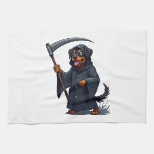 Linge De Cuisine Grimper Reaper Rottweiler Chien