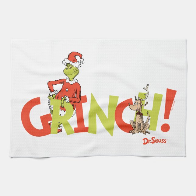 Linge De Cuisine Grinch! Character Logo Graphic (Horizontal)