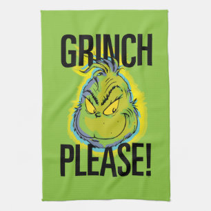 Linge De Cuisine Grinch Drôle Grinch S'Il Vous Plaît Citer