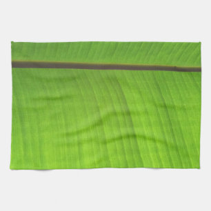 Linge De Cuisine Gros plan de la feuille de banane