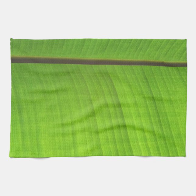Linge De Cuisine Gros plan de la feuille de banane (Horizontal)