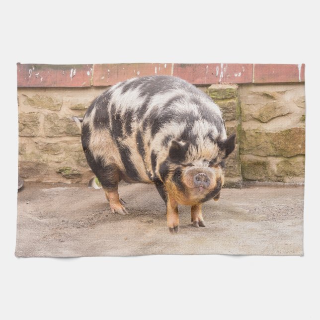 Linge De Cuisine Gros porc (Horizontal)