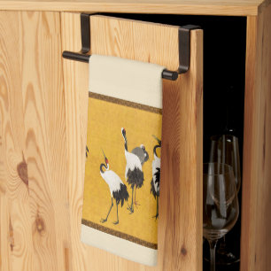 Linge De Cuisine "Grues" (1772-1780) par Maruyama Kyo