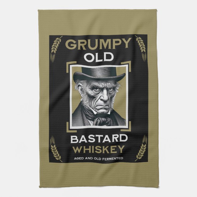 Linge De Cuisine Grumer Vieux Barré Whiskey (Vertical)