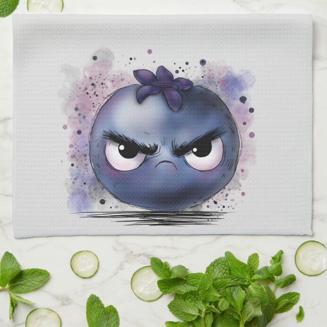 Linge De Cuisine Grumy Blueberry (Plié)