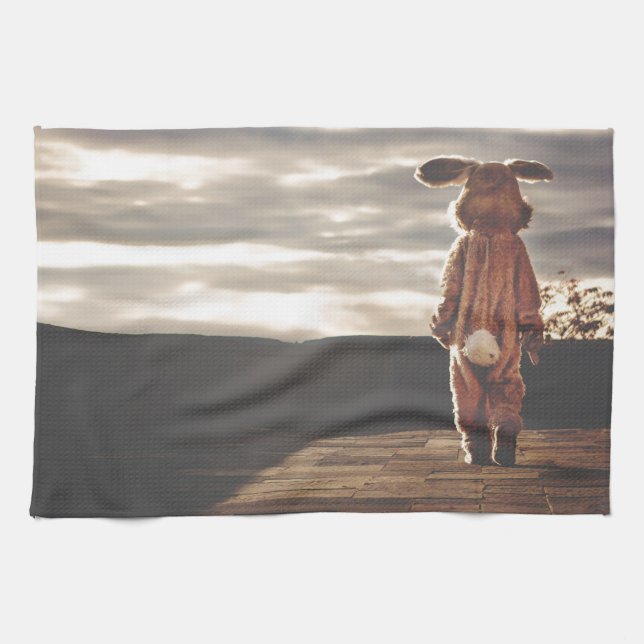Linge De Cuisine grunge de lapin (Horizontal)