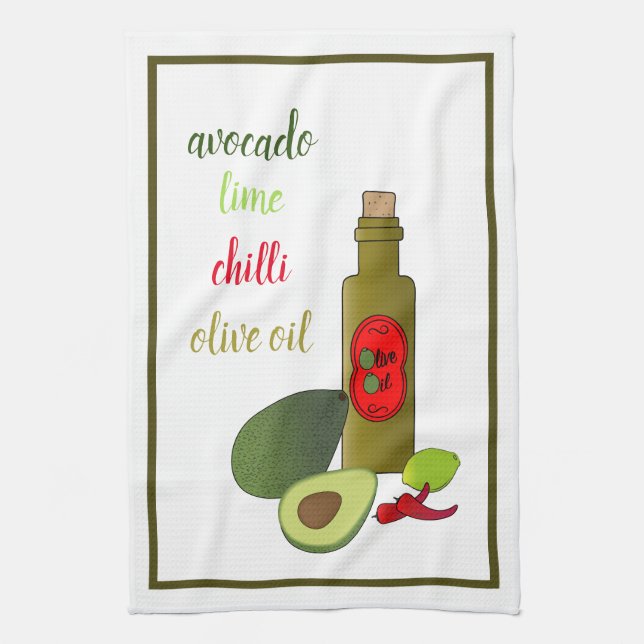 Linge De Cuisine Guacamole (Vertical)