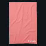Linge De Cuisine Guava pink color name<br><div class="desc">Guava pink color name</div>