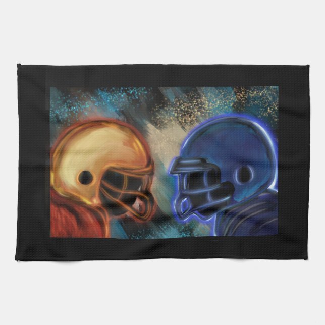 Linge De Cuisine Guerrier sportif (Horizontal)