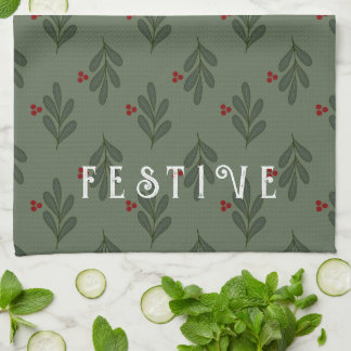 Linge De Cuisine Gui de Fête - 