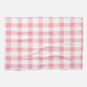 Linge De Cuisine Guingan rose
