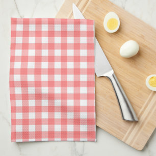 Linge De Cuisine Guingan rouge