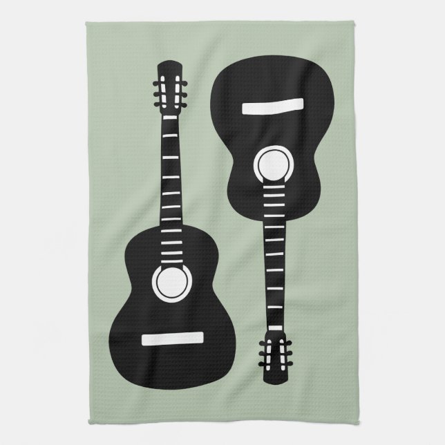 Linge De Cuisine Guitare (Vertical)