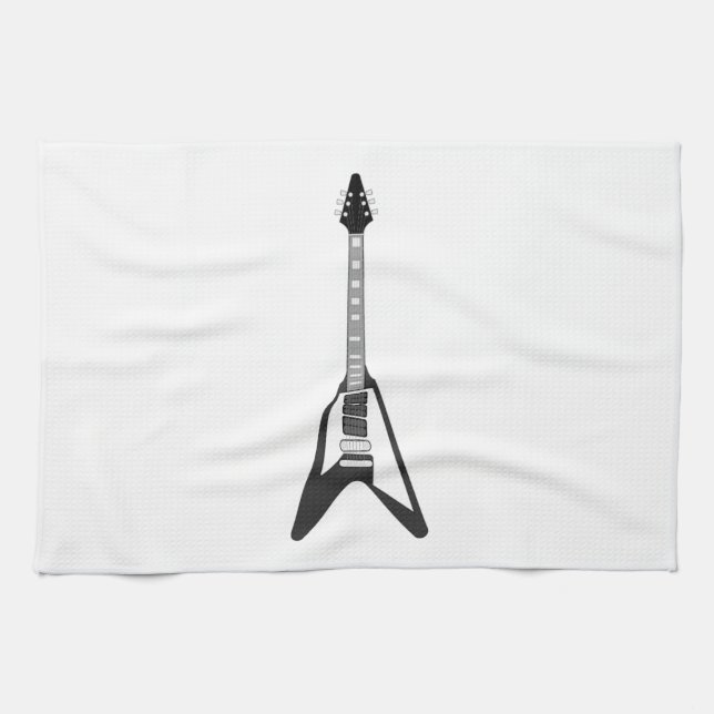 Linge De Cuisine Guitare électrique (Horizontal)