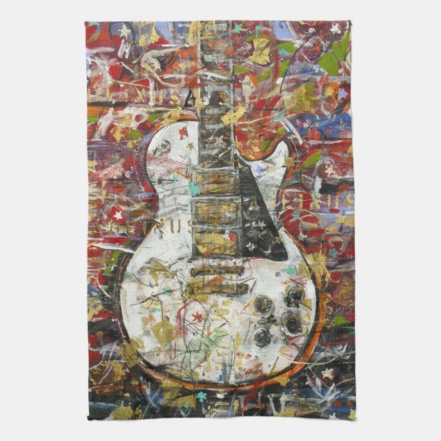 Linge De Cuisine Guitare vintage - (Vertical)