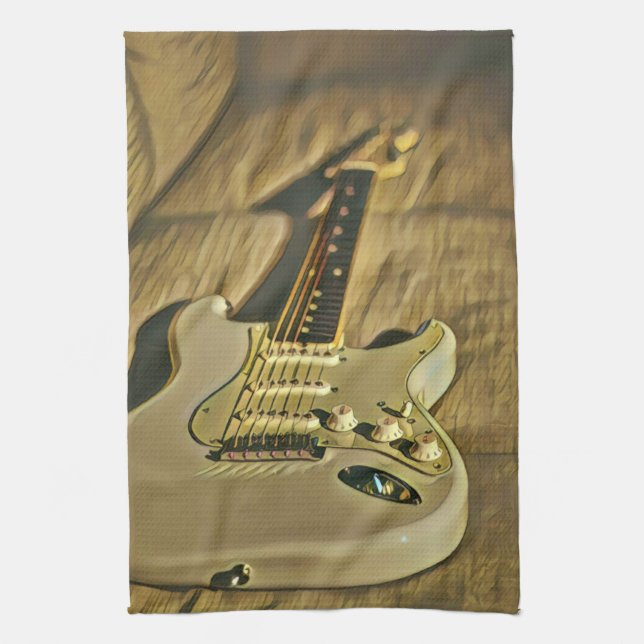 Linge De Cuisine Guitariste Birthday (Vertical)