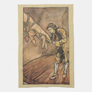 Linge De Cuisine Gulliver's Travels vintage par Arthur Rackham