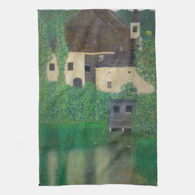 Linge De Cuisine Gustav Klimt - Château aquatique (Vertical)