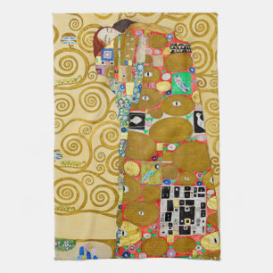 Linge De Cuisine Gustav Klimt Exécution Nouveau Couple