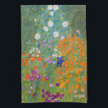 Linge De Cuisine Gustav Klimt - Jardin des fleurs<br><div class="desc">Jardin aux fleurs - Gustav Klimt en 1905-1907</div>