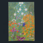 Linge De Cuisine Gustav Klimt - Jardin des fleurs<br><div class="desc">Jardin aux fleurs - Gustav Klimt en 1905-1907</div>