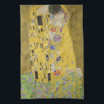 Linge De Cuisine Gustav Klimt - Le baiser<br><div class="desc">The Kiss / Der Kuss - Gustav Klimt en 1907-1908</div>