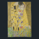 Linge De Cuisine Gustav Klimt - Le baiser<br><div class="desc">The Kiss / Der Kuss - Gustav Klimt en 1907-1908</div>