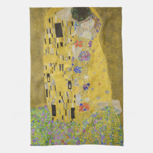 Linge De Cuisine Gustav Klimt - Le baiser