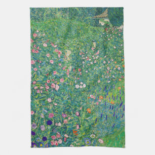 Linge De Cuisine Gustav Klimt - Paysage du jardin italien