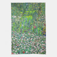 Gustav Klimt - Paysage horticole et sommet d'une c