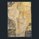 Linge De Cuisine Gustav Klimt - Serpents d'eau I<br><div class="desc">Serpents d'eau I / L'Hydra - Gustav Klimt,  Tempera et aquarelle sur parchemin,  1904-1907</div>