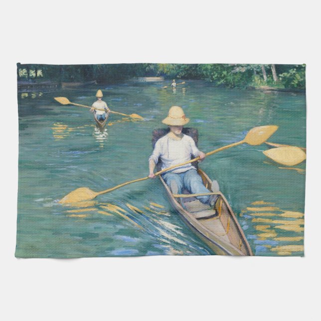 Linge De Cuisine Gustave Caillebotte - Esquisse sur l'Yerres (Horizontal)