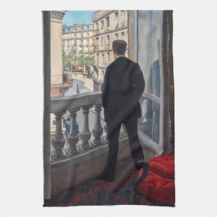 Linge De Cuisine Gustave Caillebotte - Jeune Homme à sa Fenêtre