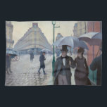 Linge De Cuisine Gustave Caillebotte - Paris Street ; Rainy Day<br><div class="desc">Paris Street ; Rainy Day / Rue de Paris,  temps de pluie - Gustave Caillebotte en 1877</div>