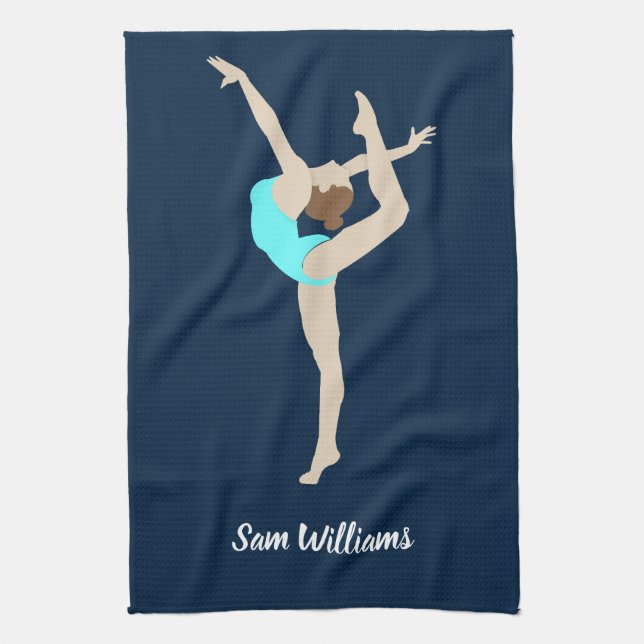 Linge De Cuisine Gymnaste féminine (Vertical)