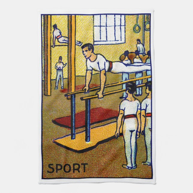 Linge De Cuisine Gymnastique masculine 1910 (Vertical)