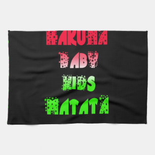 Linge De Cuisine Hakuna matata Baby Kids Venin amazing color