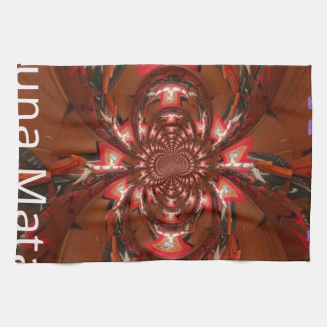 Linge De Cuisine Hakuna Matata Halloween Masque Kaleidoscope Abstra (Horizontal)