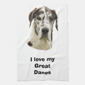 Linge De Cuisine Halequin Great Dane photo de l'animal