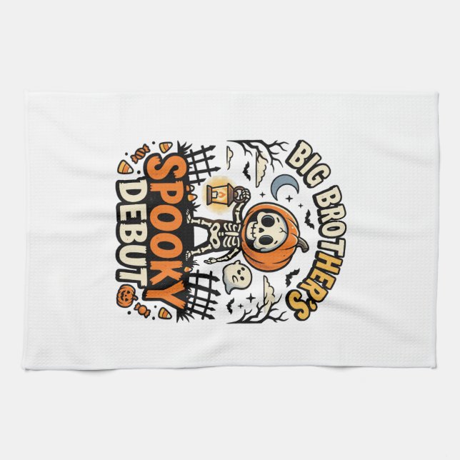 Linge De Cuisine Halloween Big Brother Spooky Début (Horizontal)